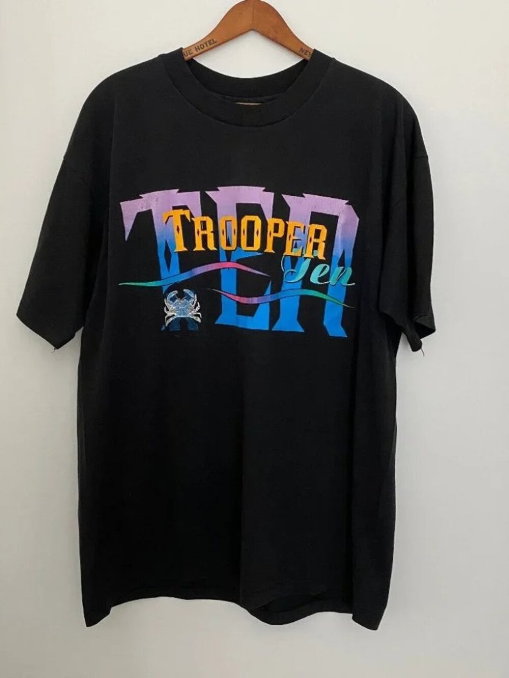VINTAGE 1991 TROOPER BAND TOUR TSHIRT SIZE XL MADE IN USA
